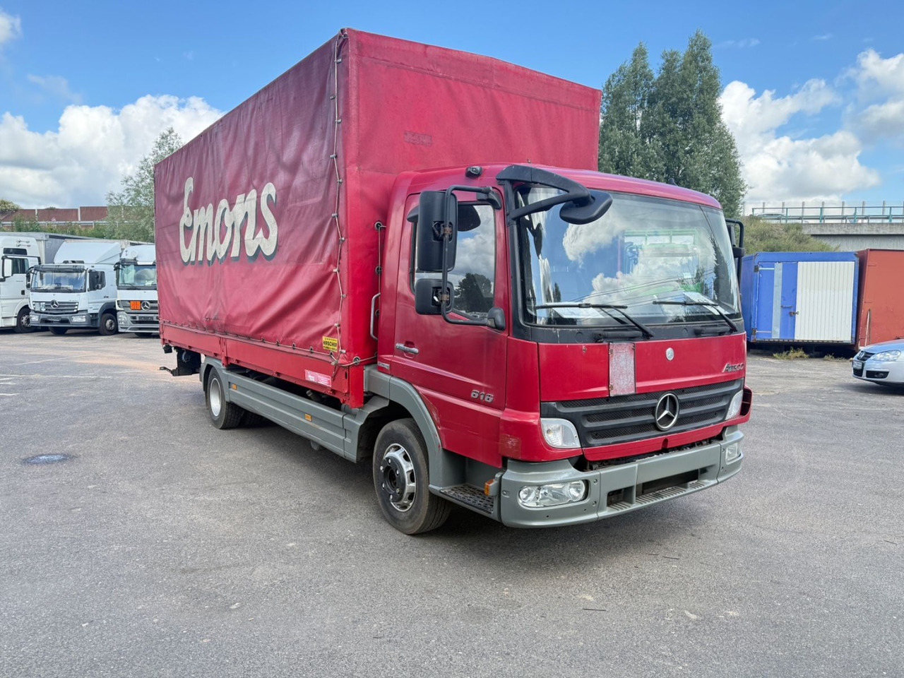 Mercedes-Benz Atego 816 L Lbw Tempomat - Truk dengan terpal samping: gambar 2 Mercedes-Benz Atego 816 L Lbw Tempomat - Truk dengan terpal samping: gambar 2