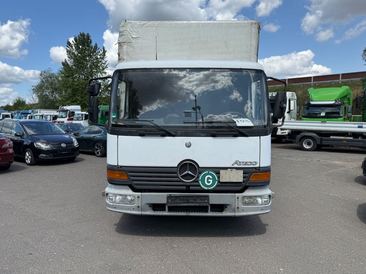 Mercedes-Benz Atego 817 - Truk dengan terpal samping: gambar 1 Mercedes-Benz Atego 817 - Truk dengan terpal samping: gambar 1