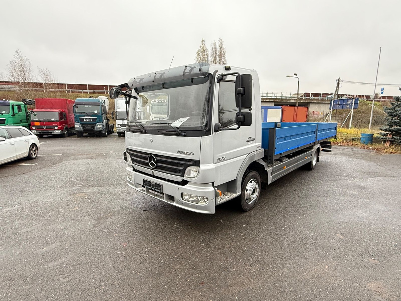 Mercedes-Benz Atego 822 L Klima, Tempomat - Truk flatbed: gambar 3 Mercedes-Benz Atego 822 L Klima, Tempomat - Truk flatbed: gambar 3
