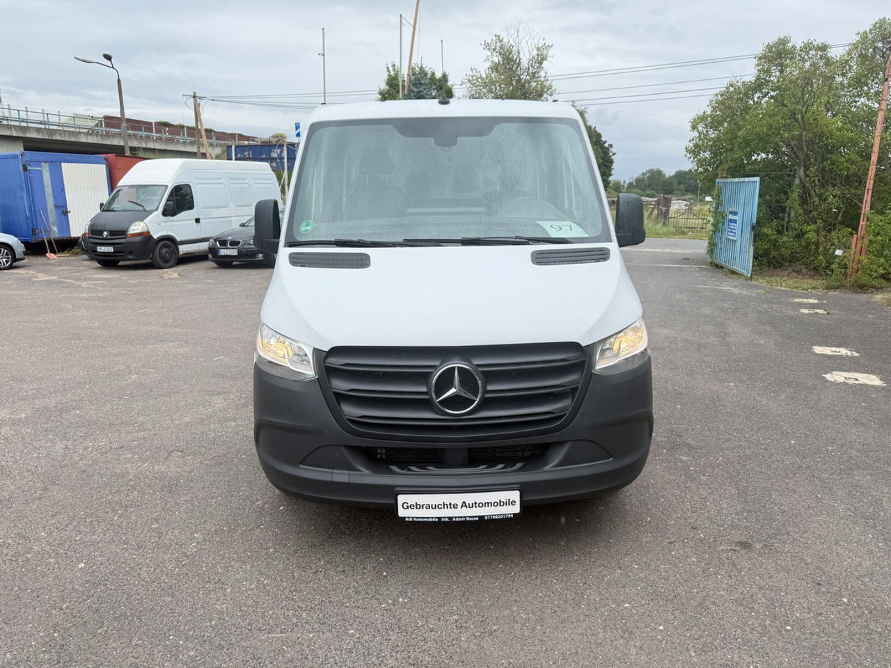 Mercedes-Benz Sprinter 217 Pritsche DoKa - Van flatbed, Van kombi: gambar 1 Mercedes-Benz Sprinter 217 Pritsche DoKa - Van flatbed, Van kombi: gambar 1