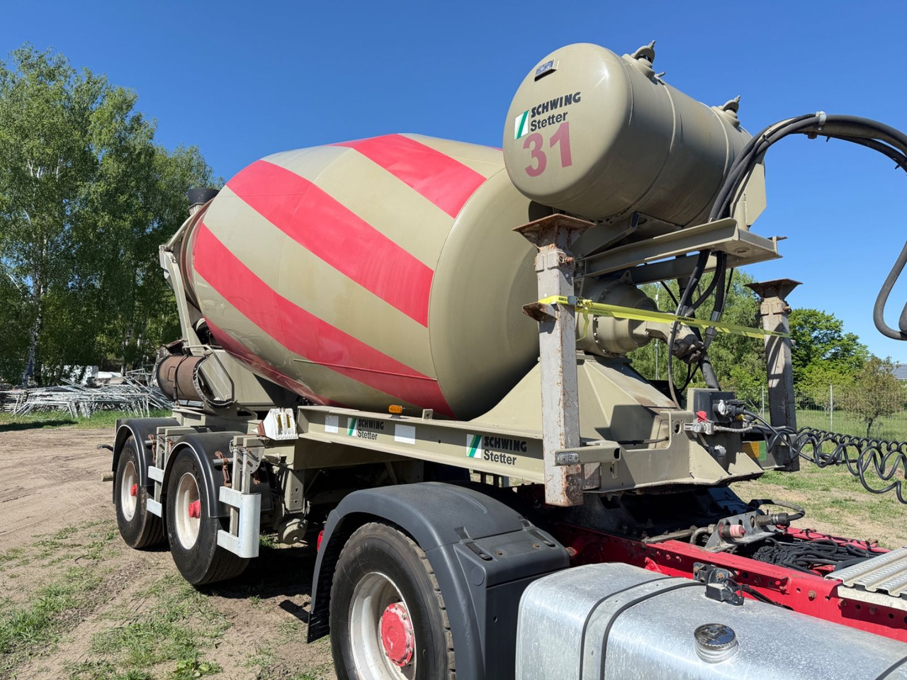 Stetter Mischer-Mixer Typ AM 10 FH Betonmischer - Semi-trailer mixer beton: gambar 1 Stetter Mischer-Mixer Typ AM 10 FH Betonmischer - Semi-trailer mixer beton: gambar 1