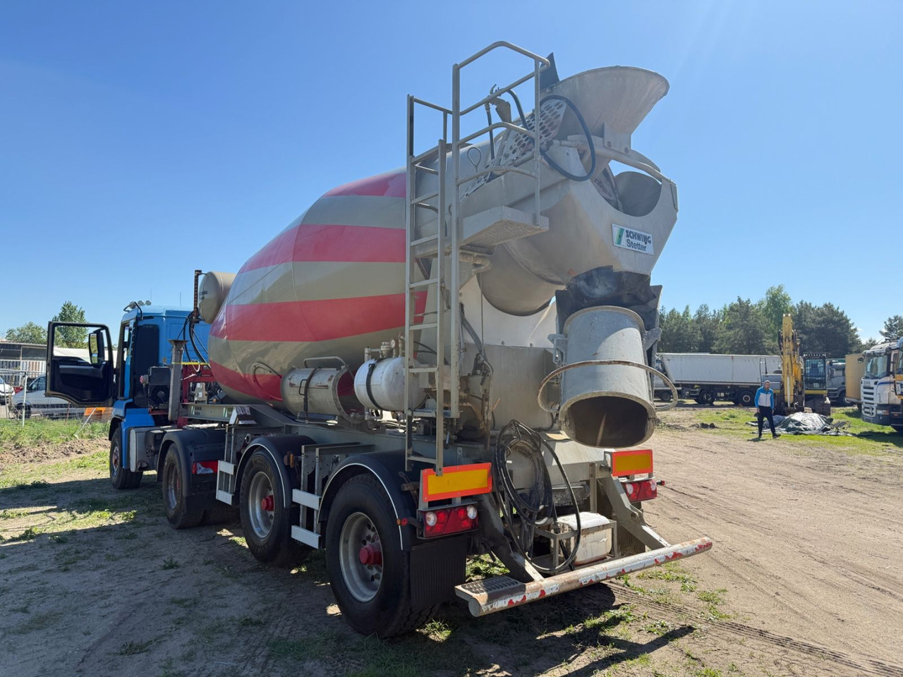 Stetter Mischer-Mixer Typ AM 10 FH Betonmischer - Semi-trailer mixer beton: gambar 2 Stetter Mischer-Mixer Typ AM 10 FH Betonmischer - Semi-trailer mixer beton: gambar 2