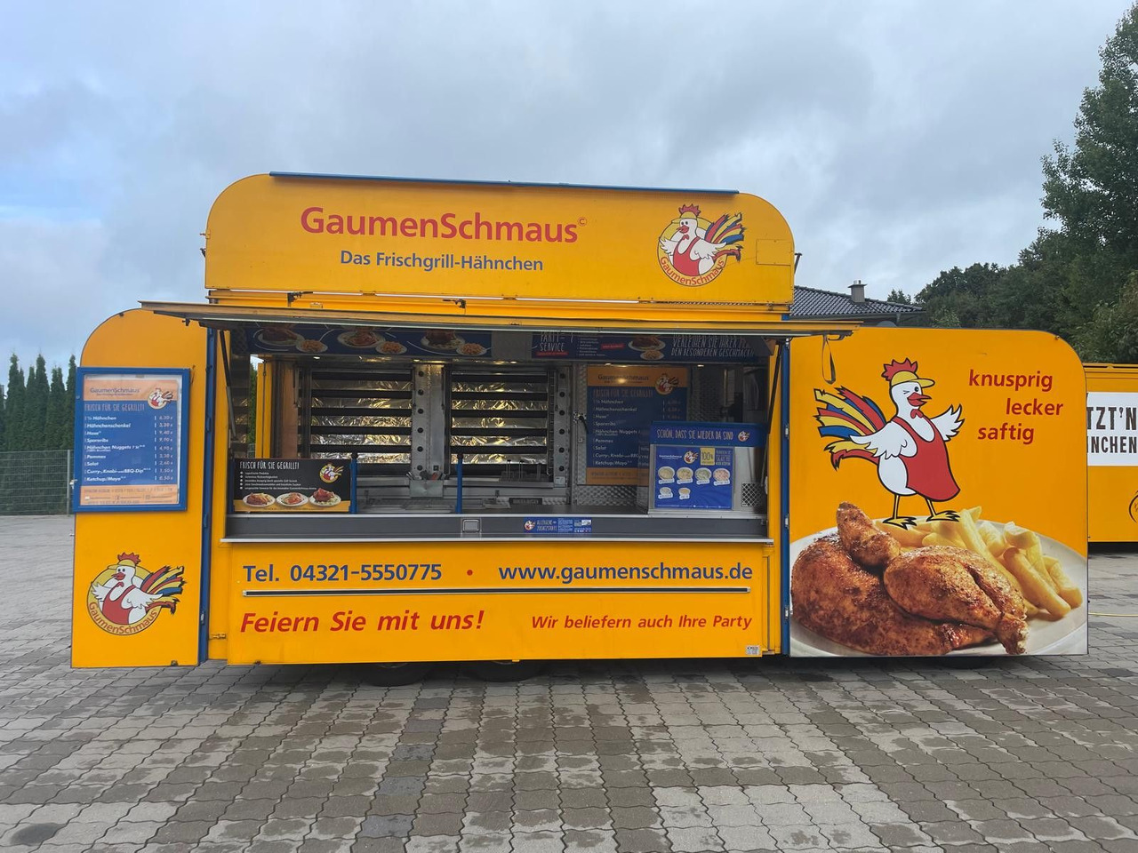 Fiat Hähnchengrill mobil Foodtruck - Truk penjual: gambar 1 Fiat Hähnchengrill mobil Foodtruck - Truk penjual: gambar 1