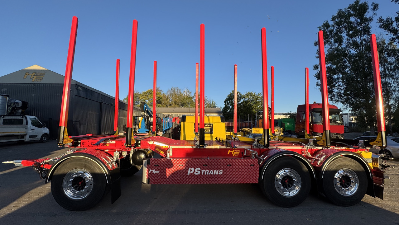 HYDROFAST Przyczepa 3 osiowa / 3 axles timber transport trailer / Remorque à 3 essieux pour le transport de bois / 3-Achs-Rungenanhänger / 3-tengelyes-rönkszállító-pótkocsi / Remorcă pentru transportul lemnului - Trailer pengangkut kayu: gambar 1 HYDROFAST Przyczepa 3 osiowa / 3 axles timber transport trailer / Remorque à 3 essieux pour le transport de bois / 3-Achs-Rungenanhänger / 3-tengelyes-rönkszállító-pótkocsi / Remorcă pentru transportul lemnului - Trailer pengangkut kayu: gambar 1