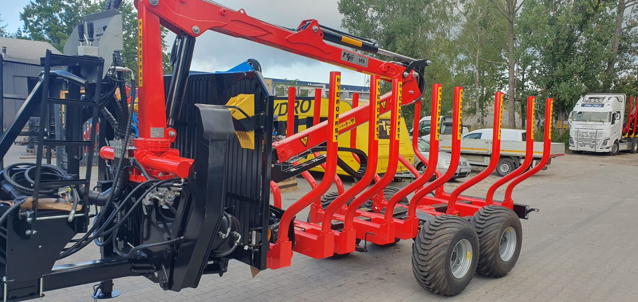 HYDROFAST Przyczepa leśna / Timber trailer / Holzanhänger / Remorque à bois / Remolque para madera - Trailer kehutanan: gambar 4 HYDROFAST Przyczepa leśna / Timber trailer / Holzanhänger / Remorque à bois / Remolque para madera - Trailer kehutanan: gambar 4