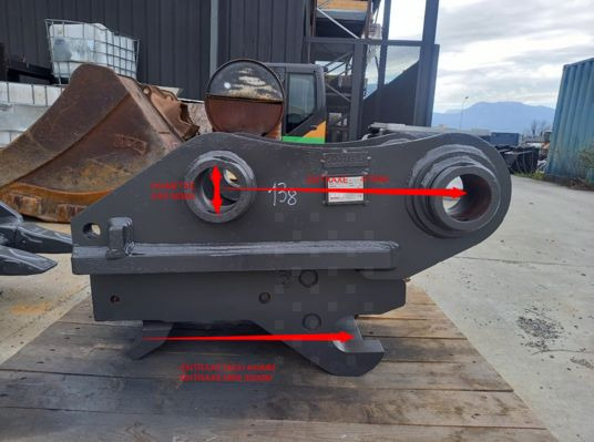 Attache hydraulique et godet 900 mm renforcé - Ember: gambar 1 Attache hydraulique et godet 900 mm renforcé - Ember: gambar 1