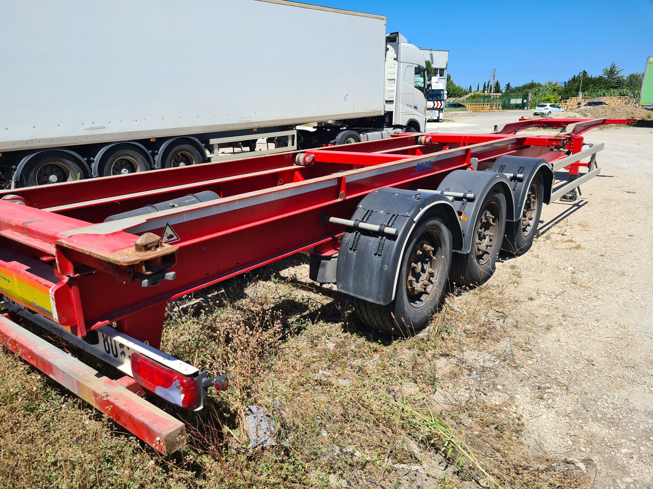 Asca chariot coulissant - Semi-trailer sasis: gambar 1 Asca chariot coulissant - Semi-trailer sasis: gambar 1
