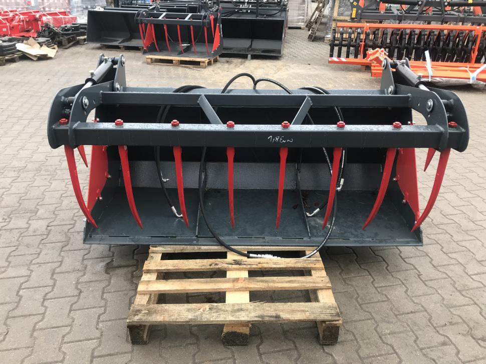 Lauderof Krokodilschaufel / Manure grab / Grappin à fumier / Benna coccodrillo / Ковш-захват / Łyżko-krokodyl 1,8 m - Klem untuk Traktor: gambar 1 Lauderof Krokodilschaufel / Manure grab / Grappin à fumier / Benna coccodrillo / Ковш-захват / Łyżko-krokodyl 1,8 m - Klem untuk Traktor: gambar 1