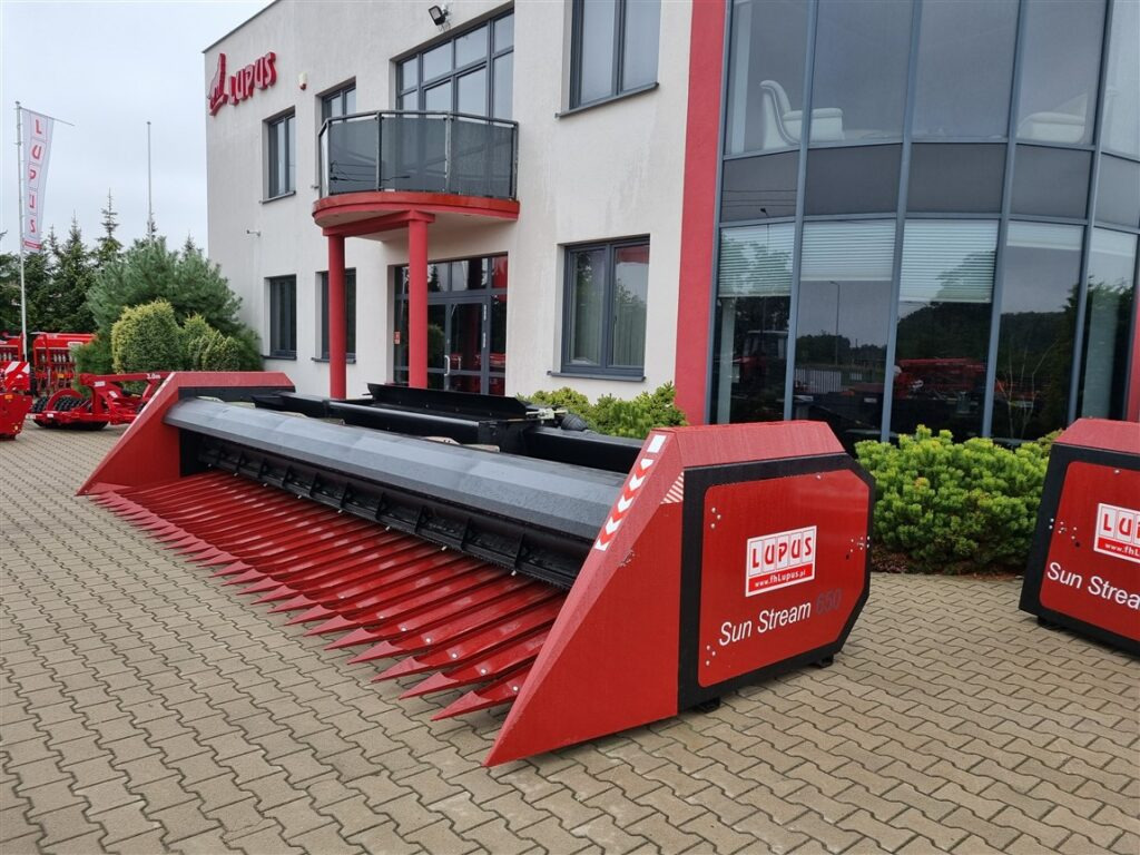 Lupus Sonnenblummenvorsatz / Sunflower harvester / Coupe à tournesol / Сosechadora / Macchina per la raccolta dei girasoli / Жатка для подсолнечника / Przystawka do słonecznika 6,5 m - Header bunga matahari: gambar 5 Lupus Sonnenblummenvorsatz / Sunflower harvester / Coupe à tournesol / Сosechadora / Macchina per la raccolta dei girasoli / Жатка для подсолнечника / Przystawka do słonecznika 6,5 m - Header bunga matahari: gambar 5