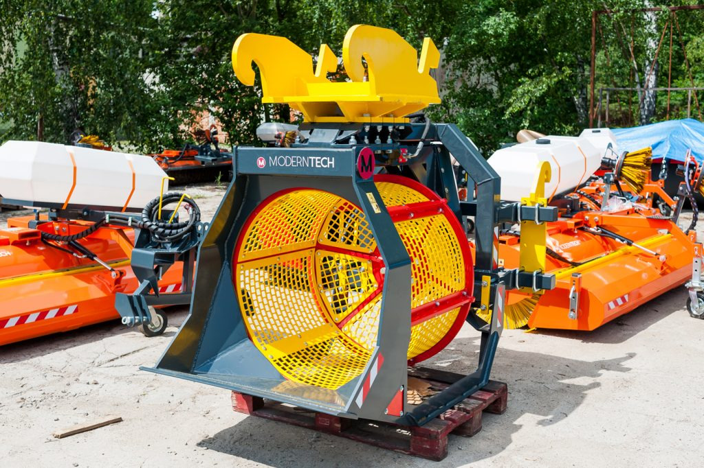 Moderntech Rotary drum screen / Siebtrommel / Tamis rotatif / Przesiewacz bębnowy PSB-250 - Screener: gambar 5 Moderntech Rotary drum screen / Siebtrommel / Tamis rotatif / Przesiewacz bębnowy PSB-250 - Screener: gambar 5