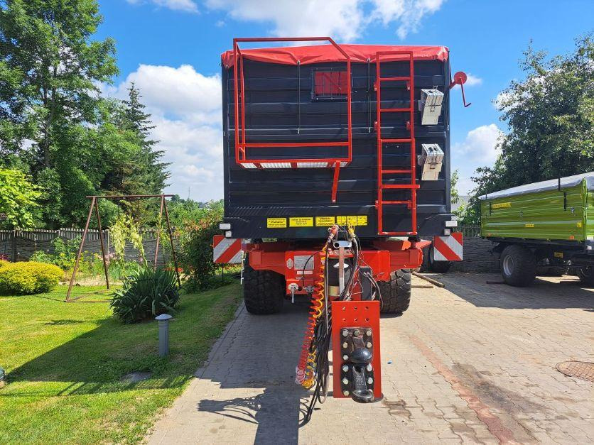 Trailer jungkit pertanian/ Tempat sampah baru Techmont Anhänger / Trailer / Remorque / Rimorchio / Прицеп / Przyczepa tridem PTW 21 t: gambar 12