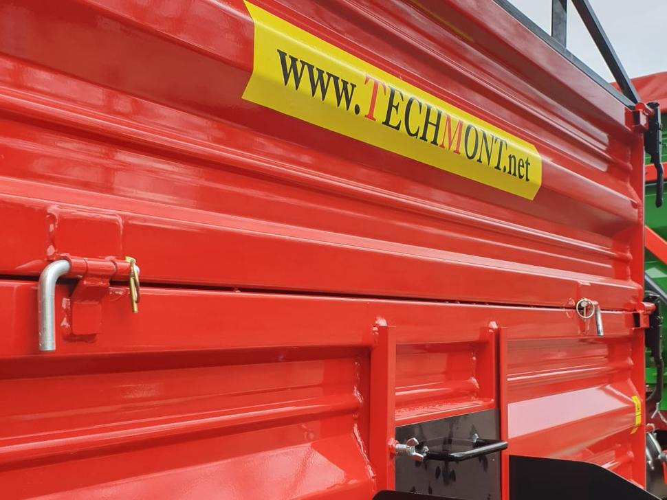 Trailer jungkit pertanian/ Tempat sampah baru Techmont Anhänger / Trailer / Remorque / Rimorchio / Прицеп двухосный тандем / Przyczepa tandem PTTCW 310 10 t: gambar 7