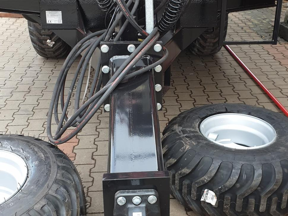 Trailer jungkit pertanian/ Tempat sampah baru Techmont Anhänger / Trailer / Remorque / Rimorchio / Прицеп двухосный тандем / Przyczepa tandem PTTCW 310 10 t: gambar 24