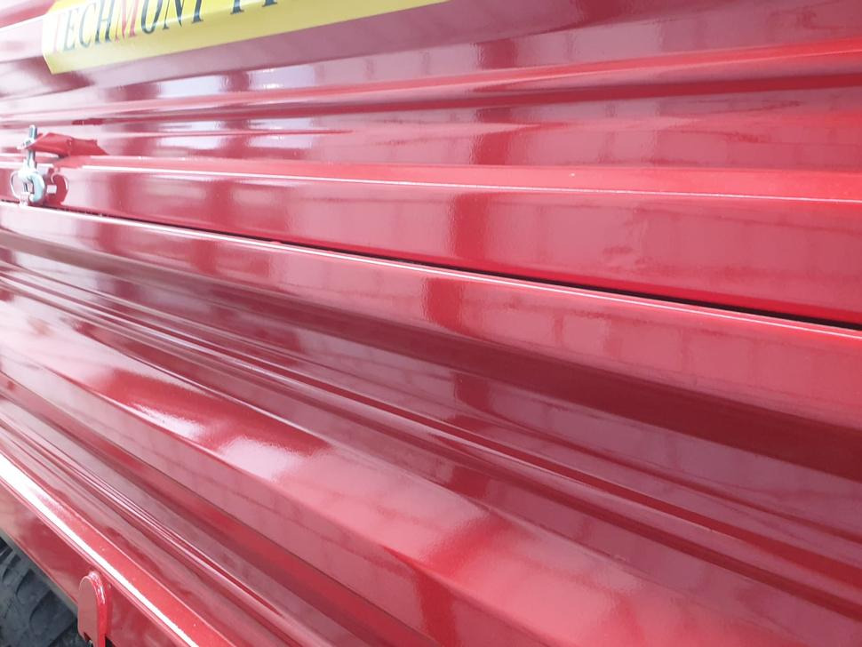 Trailer jungkit pertanian/ Tempat sampah baru Techmont Anhänger / Trailer / Remorque / Rimorchio / Прицеп двухосный тандем / Przyczepa tandem PTTCW 310 10 t: gambar 14