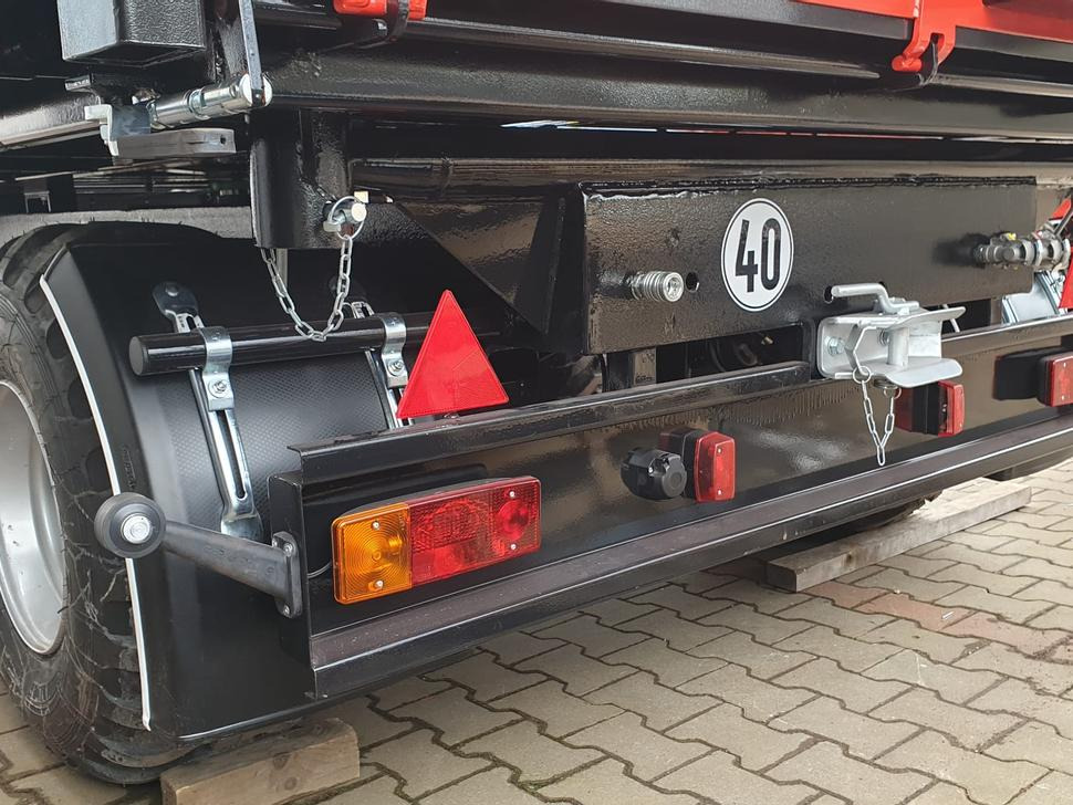 Trailer jungkit pertanian/ Tempat sampah baru Techmont Anhänger / Trailer / Remorque / Rimorchio / Прицеп двухосный тандем / Przyczepa tandem PTTCW 310 10 t: gambar 15