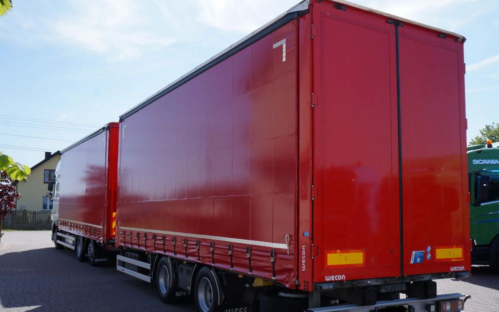 DAF XF 480 EURO 6 ZESTAW TANDEM PRZEJAZDOWY 120 M3 7,8 M + 7,8 M WECON - Truk dengan terpal samping: gambar 3 DAF XF 480 EURO 6 ZESTAW TANDEM PRZEJAZDOWY 120 M3 7,8 M + 7,8 M WECON - Truk dengan terpal samping: gambar 3