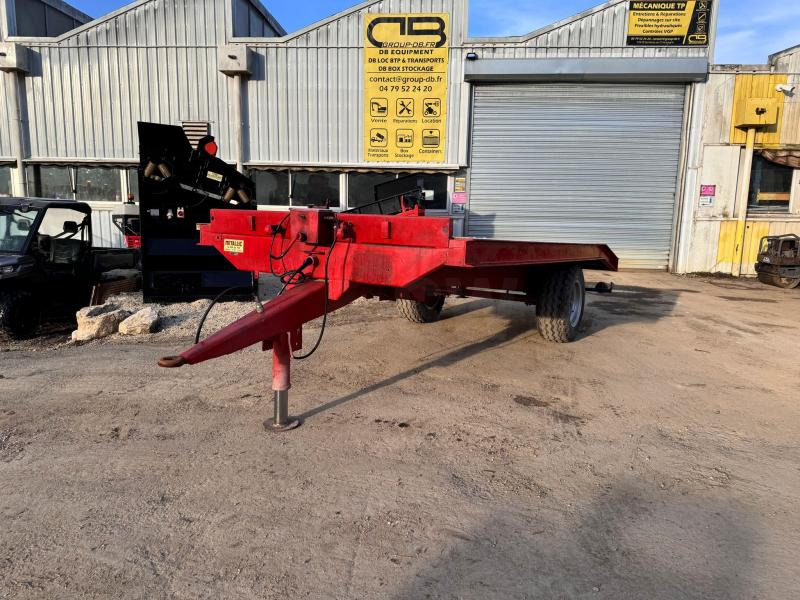 Metallic E80 Remorque agricole 8T 1 essieu (NET DE TVA) - Trailer flatbed: gambar 2 Metallic E80 Remorque agricole 8T 1 essieu (NET DE TVA) - Trailer flatbed: gambar 2