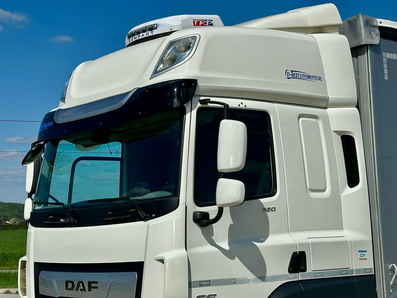 Truk dengan terpal samping DAF CF 320 / FIRANKA / 21 EUROPALET / SYPIALKA / AUTOMAT / KLIMA POSTOJOWA / 2021 ROK TO: gambar 14