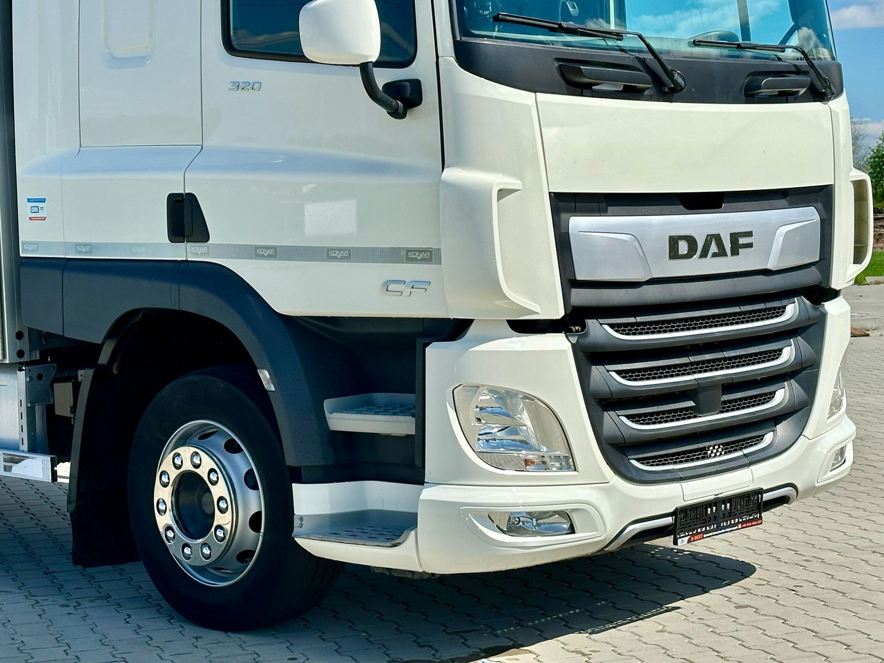 Truk dengan terpal samping DAF CF 320 / FIRANKA / 21 EUROPALET / SYPIALKA / AUTOMAT / KLIMA POSTOJOWA / 2021 ROK TO: gambar 11