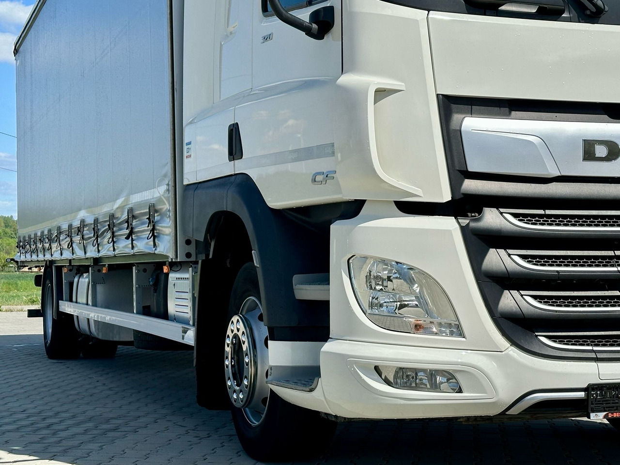 Truk dengan terpal samping DAF CF 320 / FIRANKA / 21 EUROPALET / SYPIALKA / AUTOMAT / KLIMA POSTOJOWA / 2021 ROK TO: gambar 9