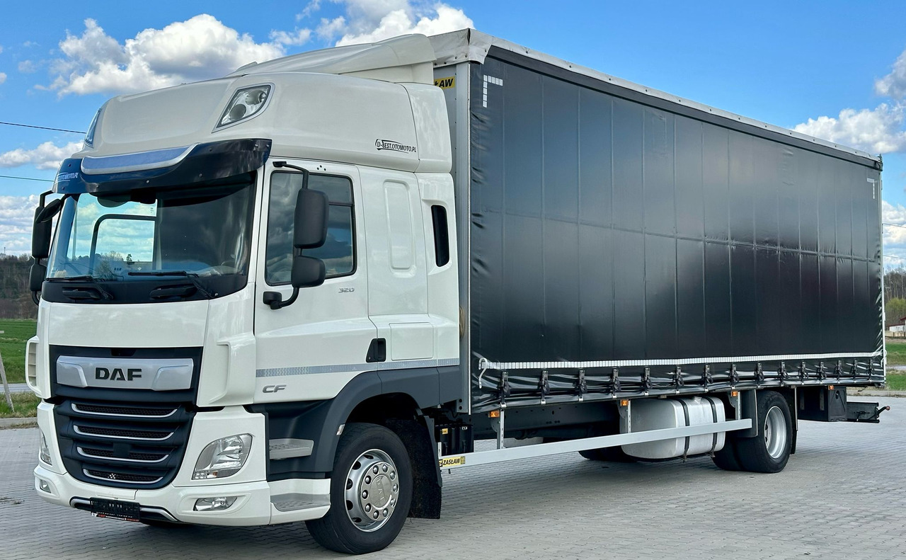 DAF CF 320 / FIRANKA / 23 EUROPALET / SYPIALKA / AUTOMAT / JAK NOWY / 2021 ROK - Truk dengan terpal samping: gambar 2 DAF CF 320 / FIRANKA / 23 EUROPALET / SYPIALKA / AUTOMAT / JAK NOWY / 2021 ROK - Truk dengan terpal samping: gambar 2