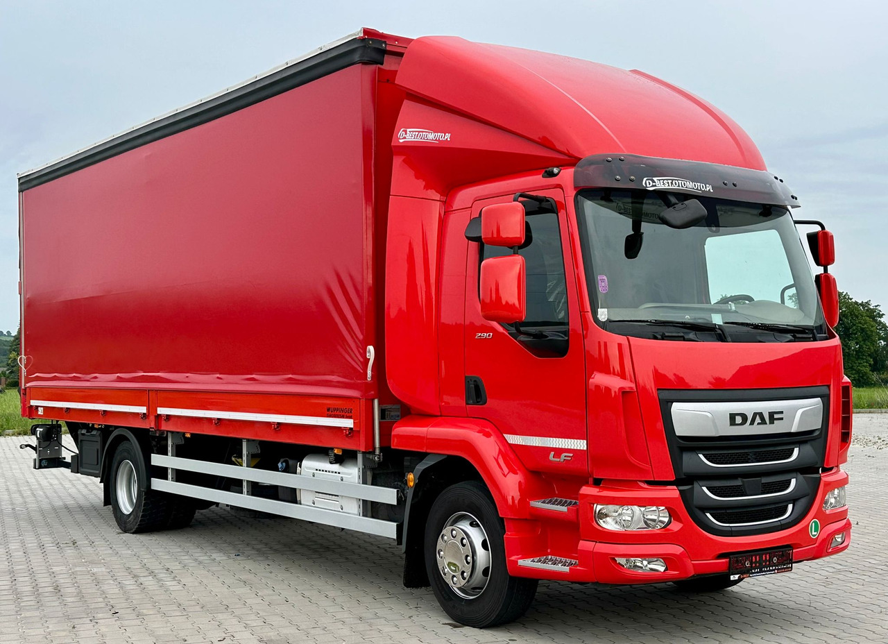 DAF LF 290 / BURTO - FIRANKA / 18 PALET / WINDA / 16 T DMC / SYPIALKA / 2020 ROK / SPROWADZONY - Truk dengan terpal samping: gambar 1 DAF LF 290 / BURTO - FIRANKA / 18 PALET / WINDA / 16 T DMC / SYPIALKA / 2020 ROK / SPROWADZONY - Truk dengan terpal samping: gambar 1