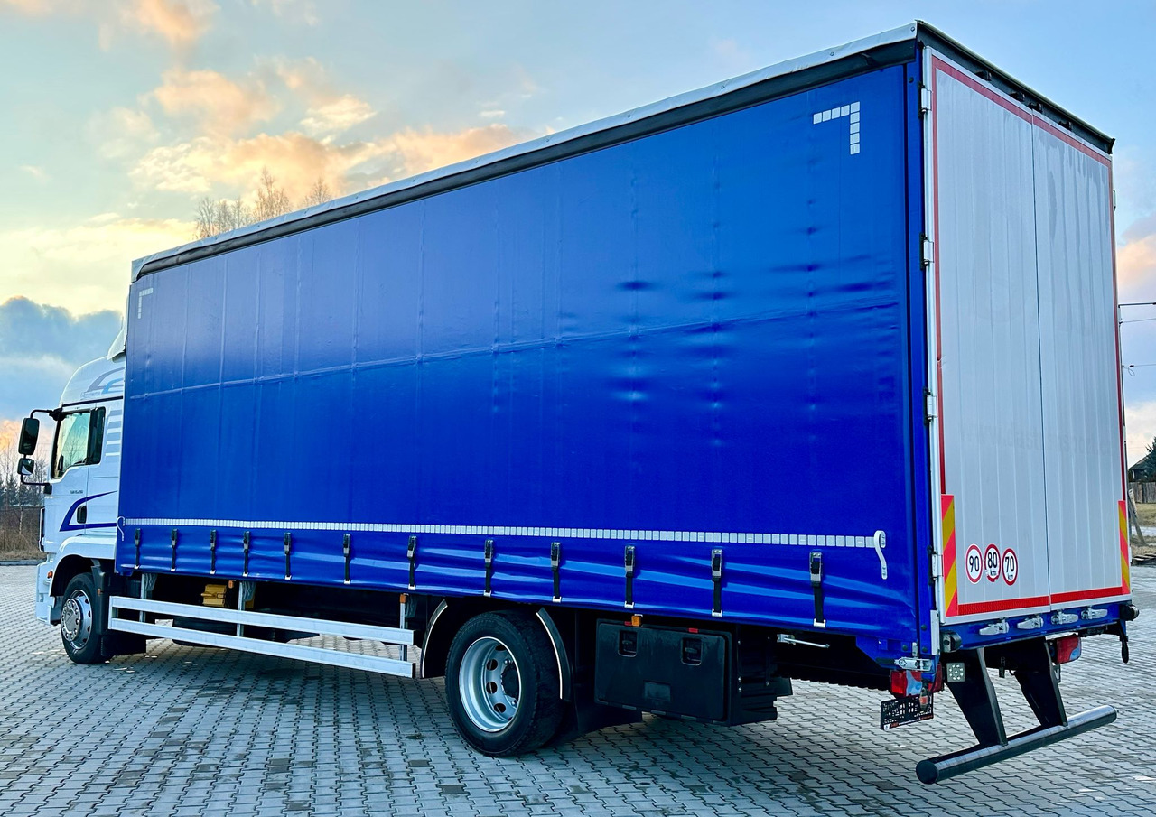 MAN TGM 15.290 / FIRANKA / 20 EUROPALET / AUTOMAT / SYPIALKA / DMC 16 T / 8 400 KG ŁADOWNOŚĆ - Truk dengan terpal samping: gambar 4 MAN TGM 15.290 / FIRANKA / 20 EUROPALET / AUTOMAT / SYPIALKA / DMC 16 T / 8 400 KG ŁADOWNOŚĆ - Truk dengan terpal samping: gambar 4