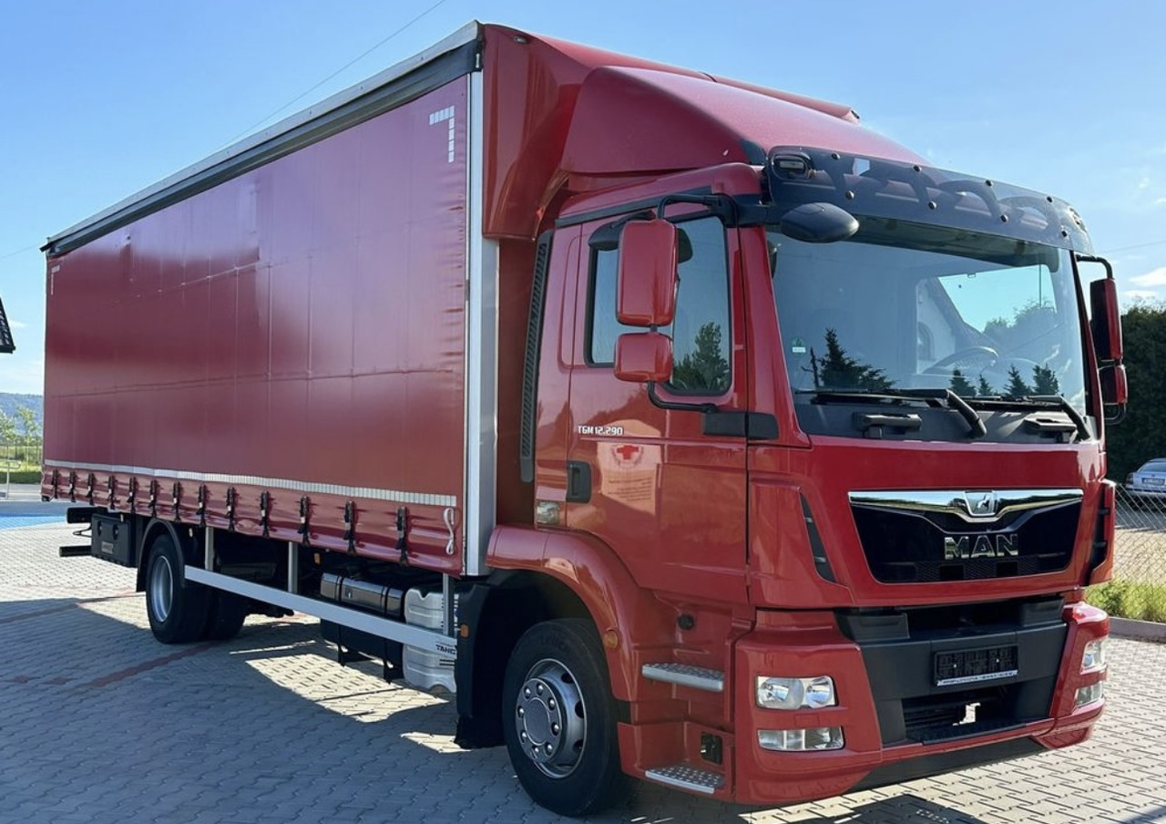 MAN TGM 15.290 / FIRANKA / 21 EUROPALET / AUTOMAT - Truk dengan terpal samping: gambar 1 MAN TGM 15.290 / FIRANKA / 21 EUROPALET / AUTOMAT - Truk dengan terpal samping: gambar 1