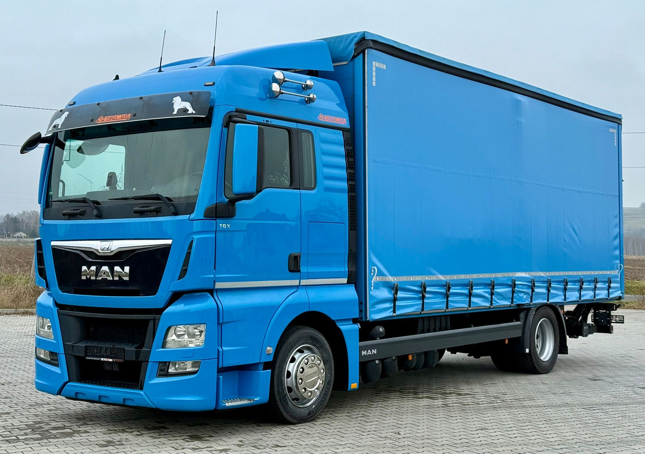MAN TGX 18.360 / FIRANKA / WINDA / AUTOMAT / NOWE OPONY / EURO 6 / SYPIALKA / SPROWADZONY - Truk dengan terpal samping: gambar 2 MAN TGX 18.360 / FIRANKA / WINDA / AUTOMAT / NOWE OPONY / EURO 6 / SYPIALKA / SPROWADZONY - Truk dengan terpal samping: gambar 2