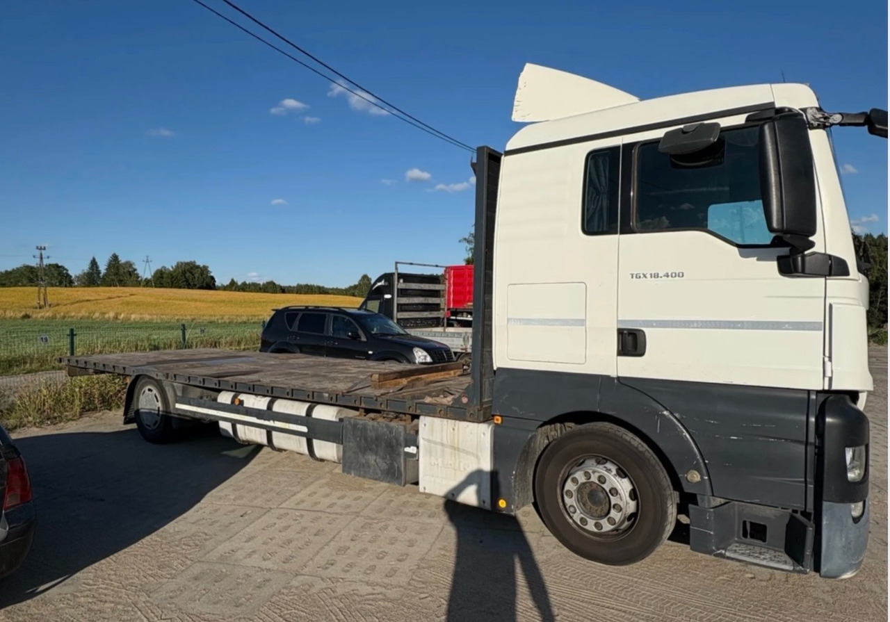 MAN TGX 18.400 / PLATFORMA / 630 TYŚ KM / 2015 ROK / SYPIALKA - Truk flatbed: gambar 3 MAN TGX 18.400 / PLATFORMA / 630 TYŚ KM / 2015 ROK / SYPIALKA - Truk flatbed: gambar 3