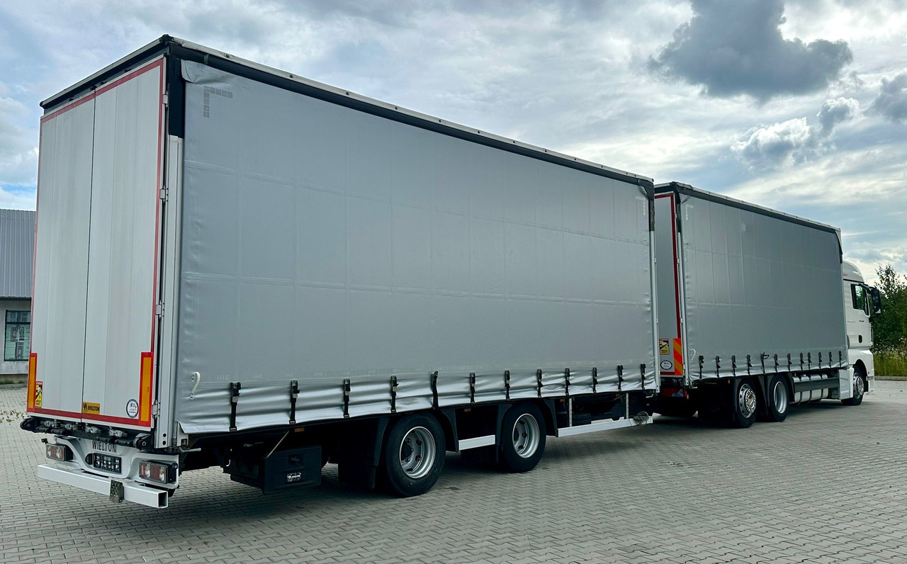 MAN TGX 26.460 / ZESTAW PRZEJAZDOWY / 38 PALET / AUTOMAT / SYPIALKA / PRZYCZEPA WIELTON / 2019 ROK / NISKI PRZEBIEG - Truk dengan terpal samping: gambar 3 MAN TGX 26.460 / ZESTAW PRZEJAZDOWY / 38 PALET / AUTOMAT / SYPIALKA / PRZYCZEPA WIELTON / 2019 ROK / NISKI PRZEBIEG - Truk dengan terpal samping: gambar 3