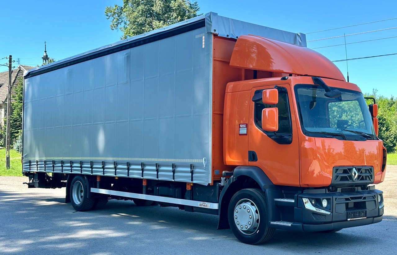 RENAULT D 18 / 280 / FIRANKA / WINDA / 8.6 M DŁUGOŚCI / 21 EUROPALET / NOWE OPONY / ŁADOWNOŚĆ 9.380 KG / AUTOMAT / SERWISOWANA / SPROWADZONA - Truk dengan terpal samping: gambar 1 RENAULT D 18 / 280 / FIRANKA / WINDA / 8.6 M DŁUGOŚCI / 21 EUROPALET / NOWE OPONY / ŁADOWNOŚĆ 9.380 KG / AUTOMAT / SERWISOWANA / SPROWADZONA - Truk dengan terpal samping: gambar 1