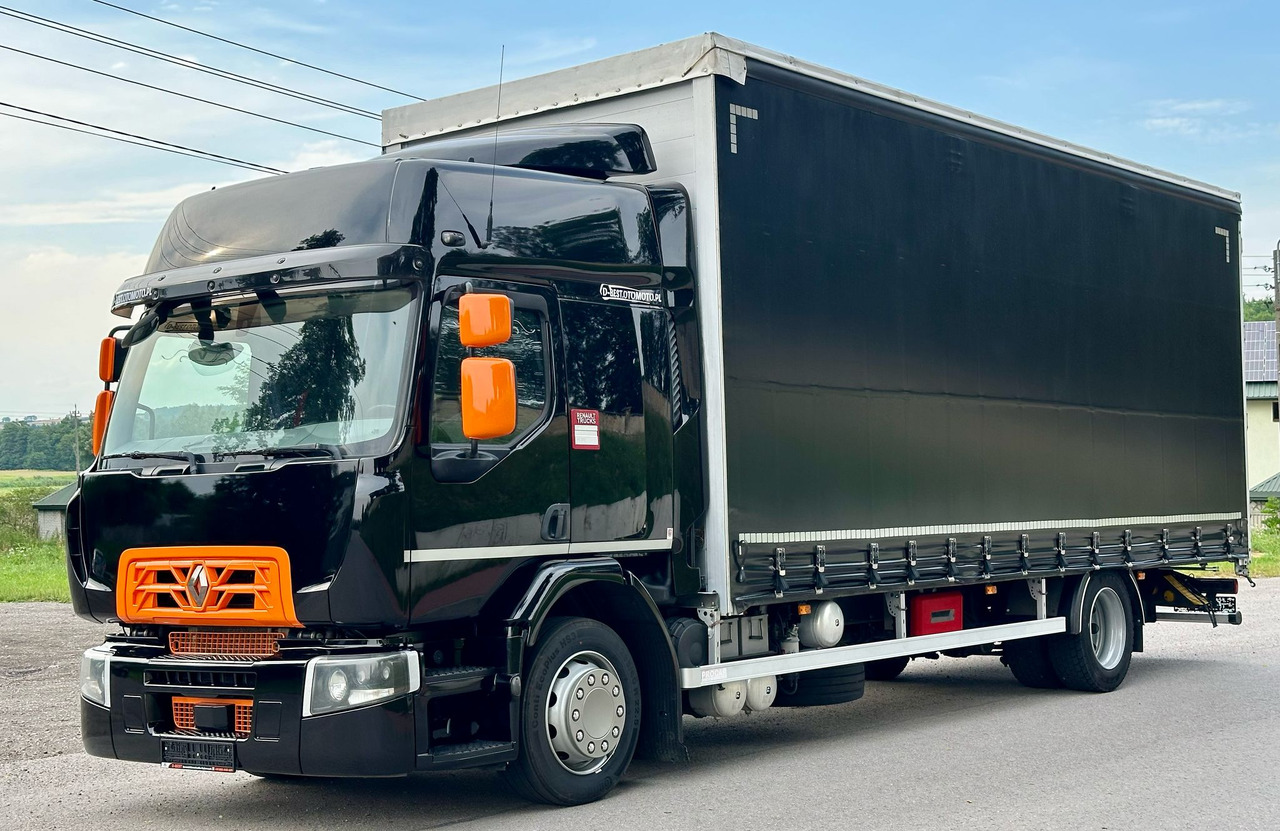RENAULT D 18 / 320 / FIRANKA / 18 EUROPALET / DUŻA KABINA / EURO 6 / 9 450 KG ŁADOWNOŚCI - Truk dengan terpal samping: gambar 2 RENAULT D 18 / 320 / FIRANKA / 18 EUROPALET / DUŻA KABINA / EURO 6 / 9 450 KG ŁADOWNOŚCI - Truk dengan terpal samping: gambar 2