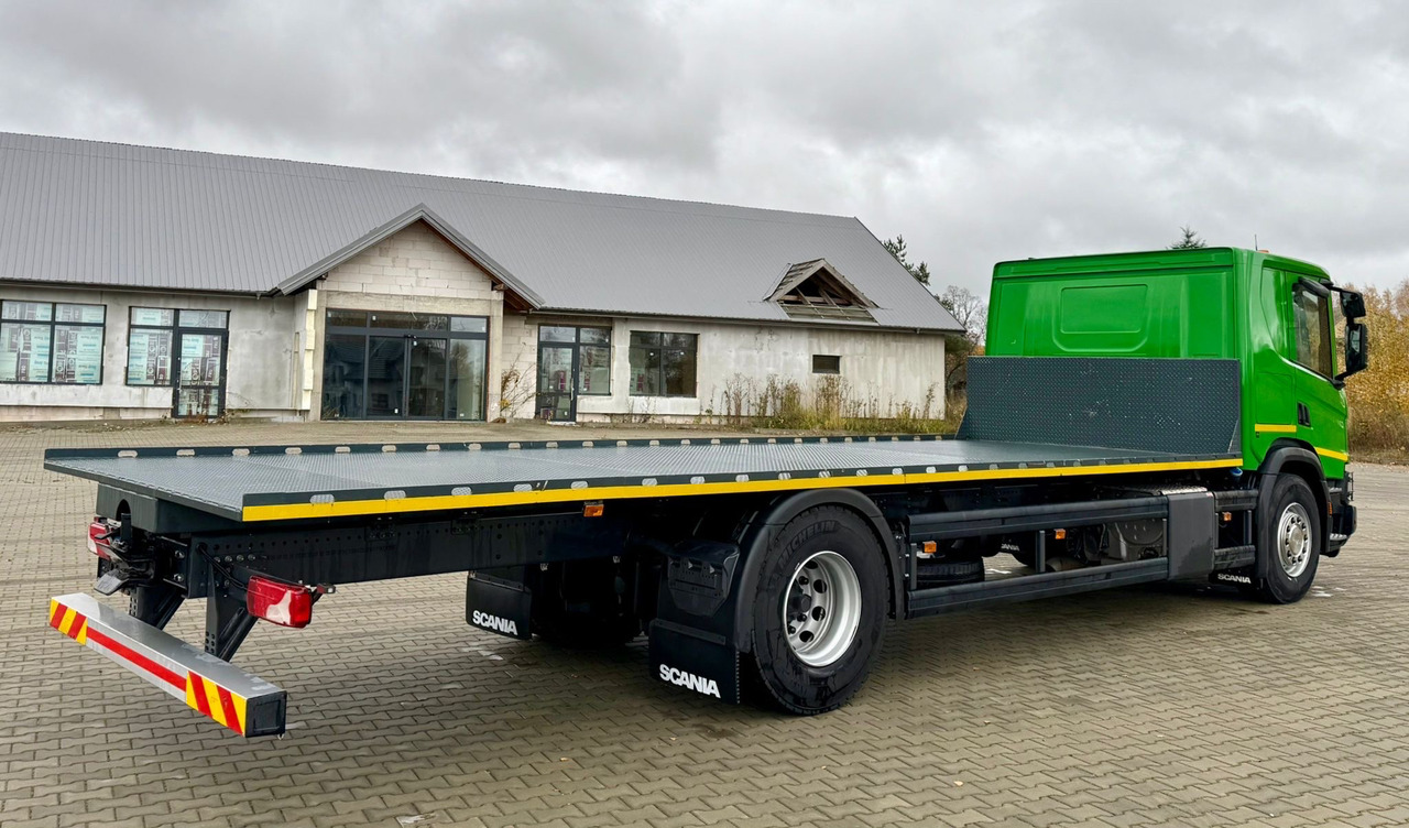 SCANIA P320 / PLATFORMA / NOWY / 5 TYŚ KM / SYPIALKA / 2023 ROK / CAŁA NA PODUSZKACH / 7.7 M DŁUGOŚCI / LAWETA / DO PRZEWOZU MASZYN ROLNICZYCH ITP - Truk flatbed: gambar 4 SCANIA P320 / PLATFORMA / NOWY / 5 TYŚ KM / SYPIALKA / 2023 ROK / CAŁA NA PODUSZKACH / 7.7 M DŁUGOŚCI / LAWETA / DO PRZEWOZU MASZYN ROLNICZYCH ITP - Truk flatbed: gambar 4