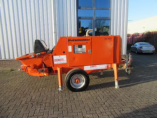 2014 PUTZMEISTER BSA 1005 DC concrete pump - Pompa beton stasioner: gambar 1 2014 PUTZMEISTER BSA 1005 DC concrete pump - Pompa beton stasioner: gambar 1
