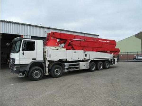 PUTZMEISTER M52/5 MB/ACTROS - Truk pompa beton: gambar 1 PUTZMEISTER M52/5 MB/ACTROS - Truk pompa beton: gambar 1