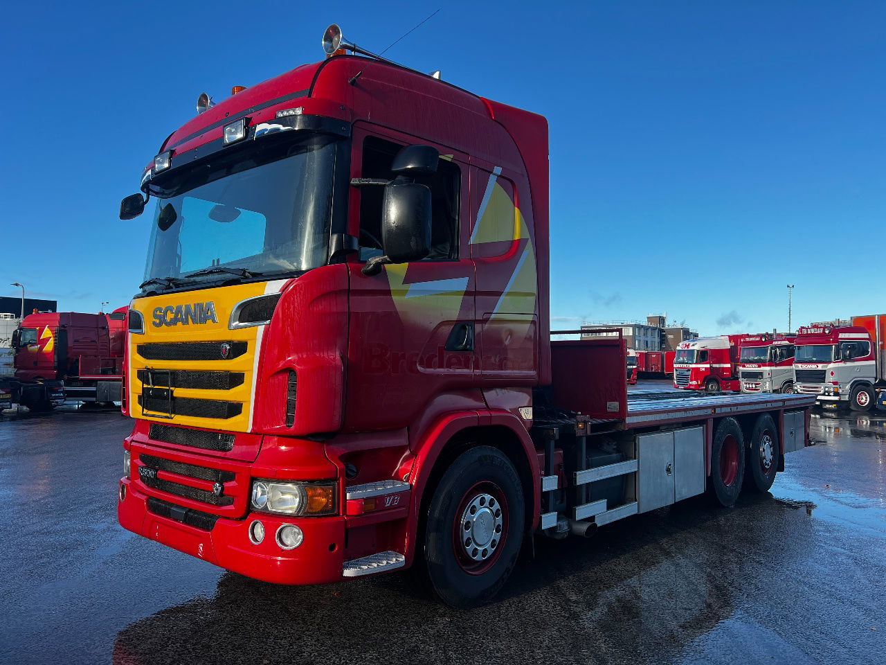 Scania R500 V8 Highline 6x2, Retarder, Euro 5 - Truk flatbed: gambar 1 Scania R500 V8 Highline 6x2, Retarder, Euro 5 - Truk flatbed: gambar 1