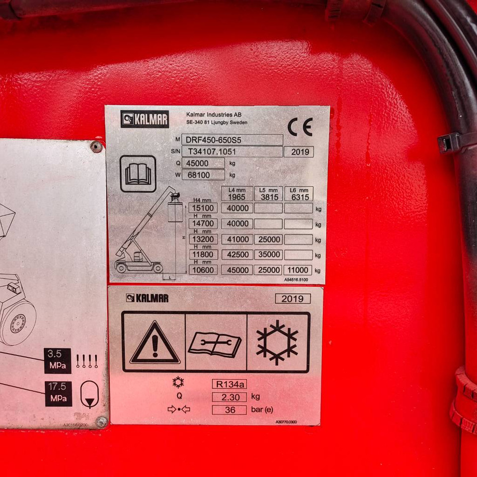 Penumpuk jangkauan Kalmar DRF 450: gambar 10