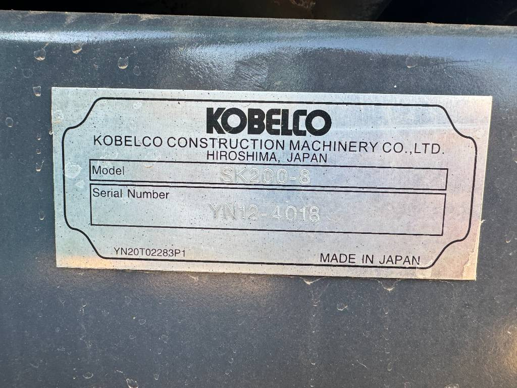 Kobelco SK 200-8 - Ekskavator perayap: gambar 3 Kobelco SK 200-8 - Ekskavator perayap: gambar 3