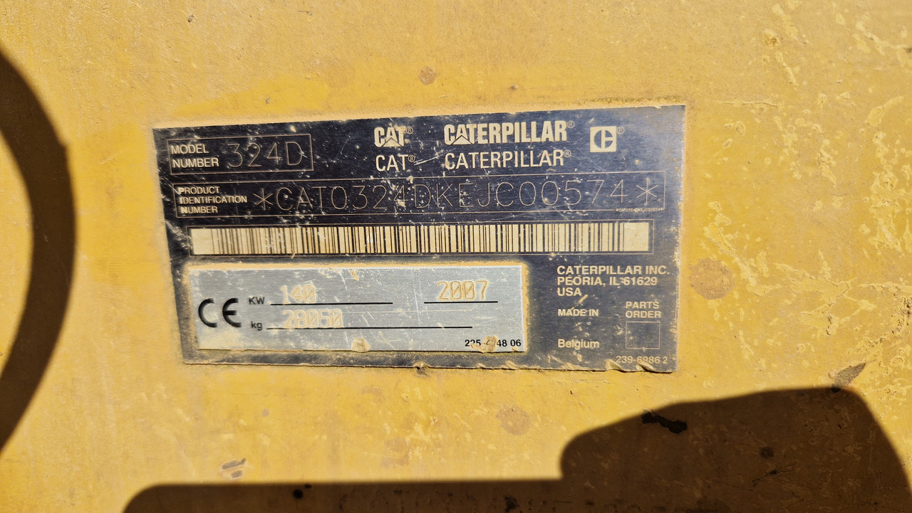 CAT 324 D Deutsche Maschine | Schnellwechsler | Löffel | Hammerhydraulik | 8016h original - Ekskavator perayap: gambar 3 CAT 324 D Deutsche Maschine | Schnellwechsler | Löffel | Hammerhydraulik | 8016h original - Ekskavator perayap: gambar 3