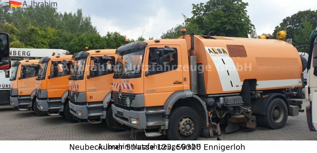 Mercedes-Benz 1823 DB 1823,Optifant 70, einsatzbereit, 3677 h Betriebsstunden - Penyapu jalan: gambar 2 Mercedes-Benz 1823 DB 1823,Optifant 70, einsatzbereit, 3677 h Betriebsstunden - Penyapu jalan: gambar 2