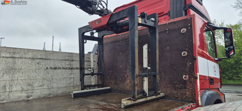 Mercedes-Benz DB 2545 HIAB 166 mit Zange. Lift-Lenkachse einsatzbereit - Truk flatbed, Truk derek: gambar 3 Mercedes-Benz DB 2545 HIAB 166 mit Zange. Lift-Lenkachse einsatzbereit - Truk flatbed, Truk derek: gambar 3