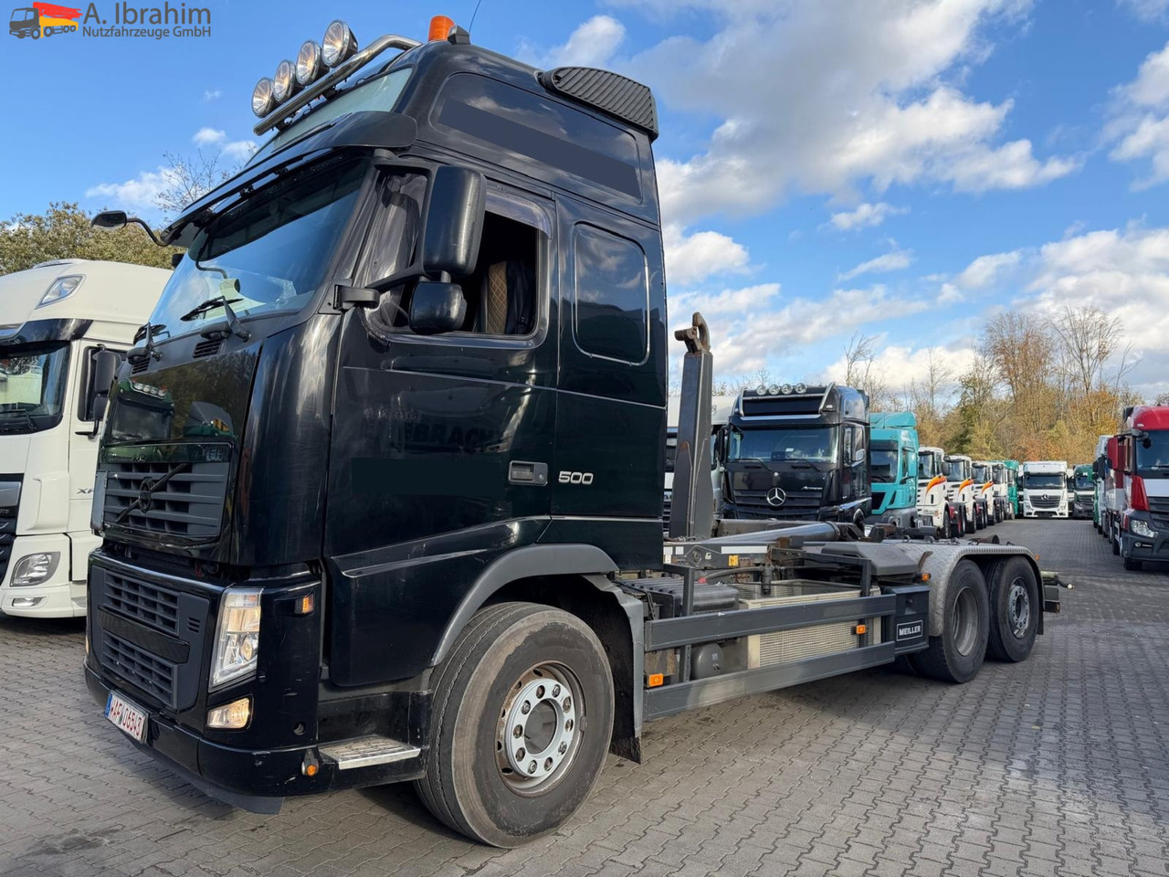 Volvo FH500 Meiller RK 20.70 | Lift-Lenkachse | 6x2 | Globetrotter - Hook lift: gambar 1 Volvo FH500 Meiller RK 20.70 | Lift-Lenkachse | 6x2 | Globetrotter - Hook lift: gambar 1