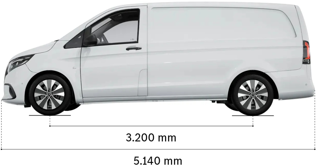 MERCEDES-BENZ EVITO LONG - Van panel, Van listrik: gambar 1 MERCEDES-BENZ EVITO LONG - Van panel, Van listrik: gambar 1