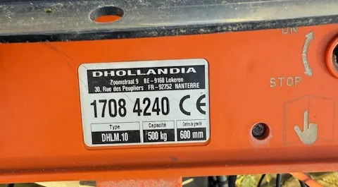 SPONDA IDRAULICA DHOLLANDIA - Pengangkatan ekor: gambar 3 SPONDA IDRAULICA DHOLLANDIA - Pengangkatan ekor: gambar 3