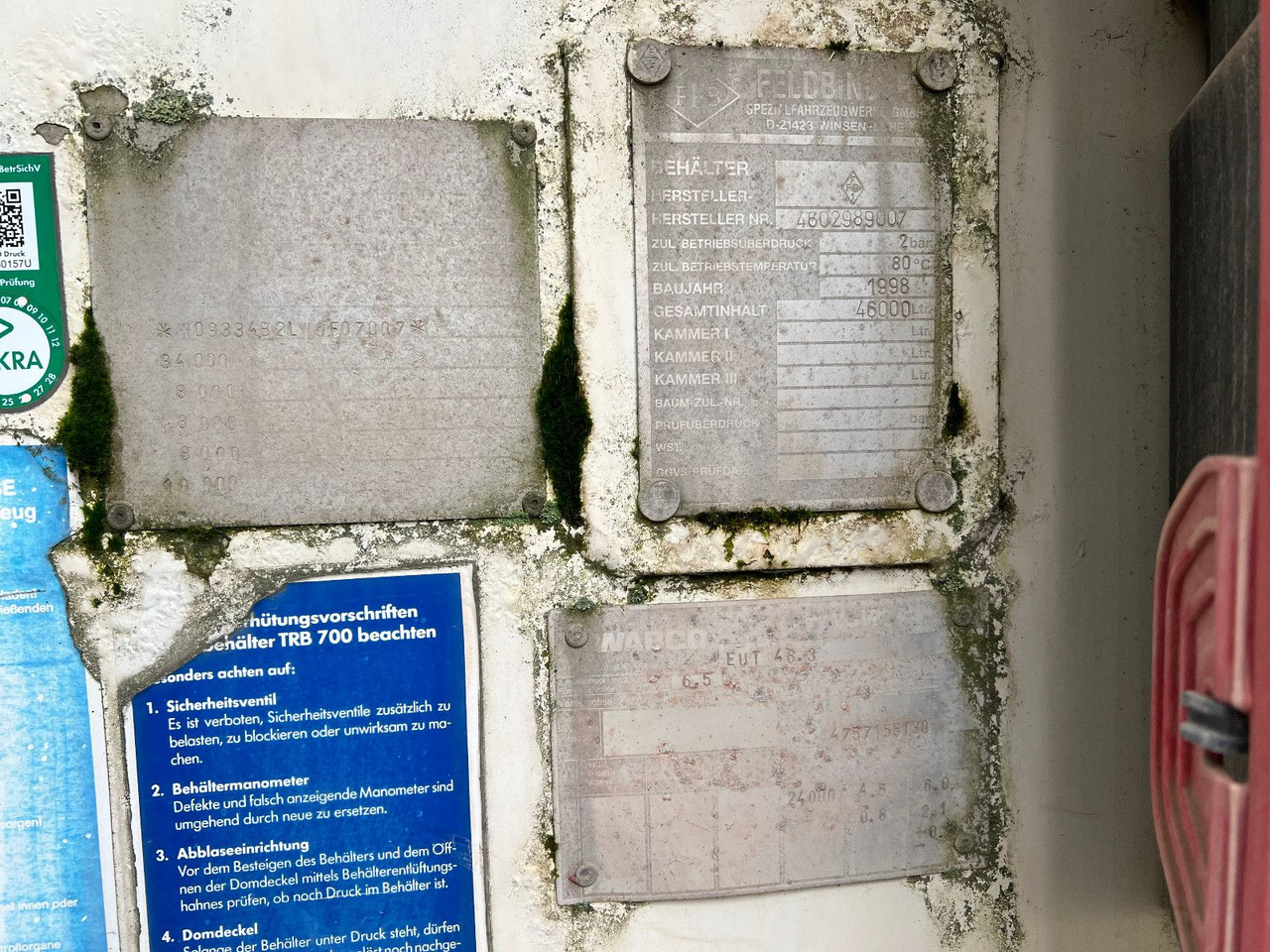 Feldbinder EUT 46,3 - Semi trailer silo: gambar 5 Feldbinder EUT 46,3 - Semi trailer silo: gambar 5