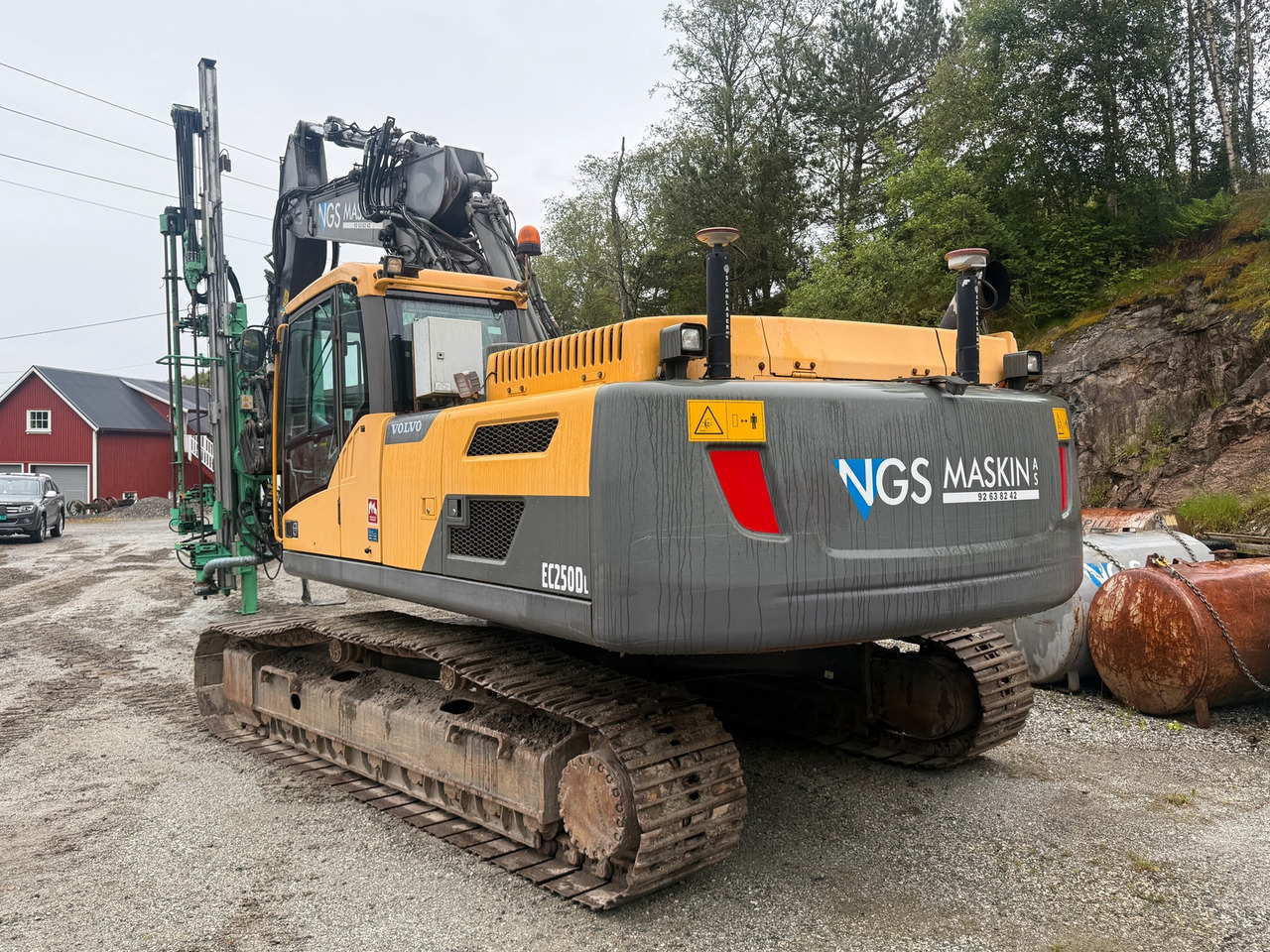 Volvo EC250DL med Montabert tårn - Ekskavator perayap: gambar 4 Volvo EC250DL med Montabert tårn - Ekskavator perayap: gambar 4