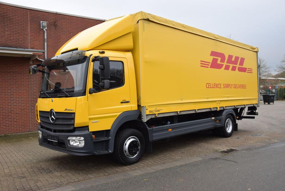 Mercedes-Benz Atego II 1221 Schiebeplane Klima Standheizung - Truk dengan terpal samping: gambar 1 Mercedes-Benz Atego II 1221 Schiebeplane Klima Standheizung - Truk dengan terpal samping: gambar 1