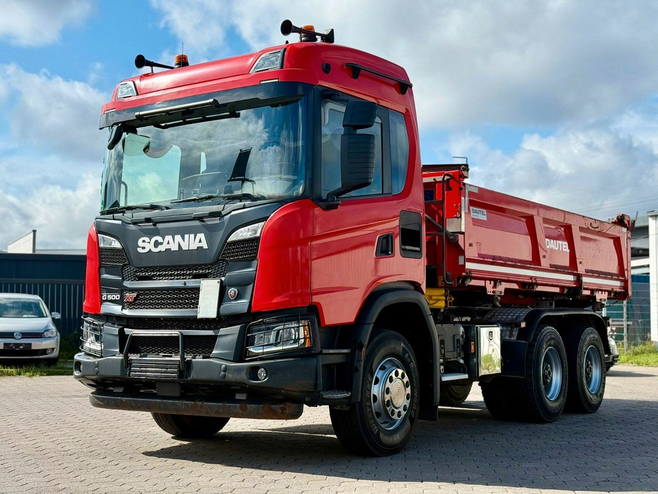 Scania G500 3S. Kipper mit Bordmatik Blatt-Blatt - Truk jungkit: gambar 1 Scania G500 3S. Kipper mit Bordmatik Blatt-Blatt - Truk jungkit: gambar 1