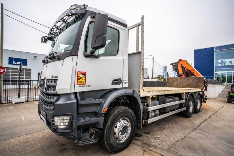 Mercedes AROCS 2648 + PALFINGER 23 T/M + 5 EXT - Truk flatbed, Truk derek: gambar 1 Mercedes AROCS 2648 + PALFINGER 23 T/M + 5 EXT - Truk flatbed, Truk derek: gambar 1